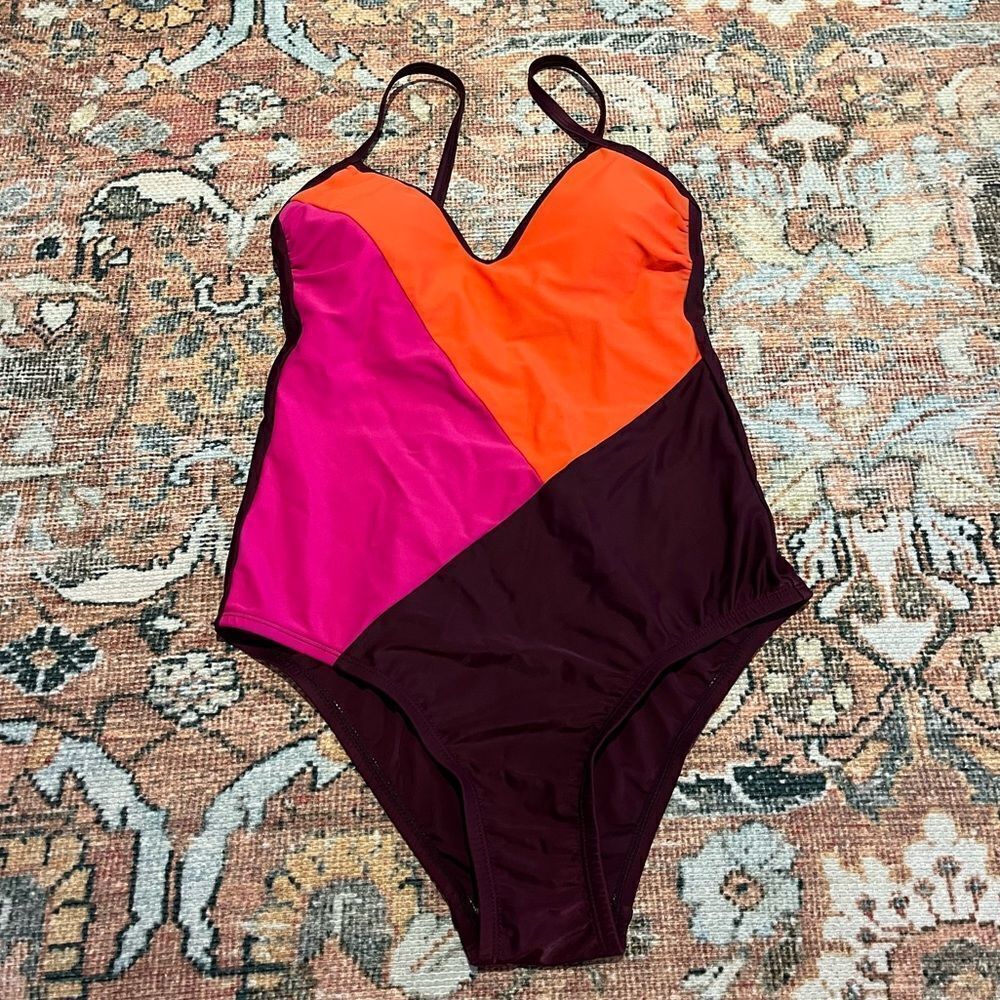 🛍Kona Sol Color Block One Piece Swimsuit - Picture 8 of 9